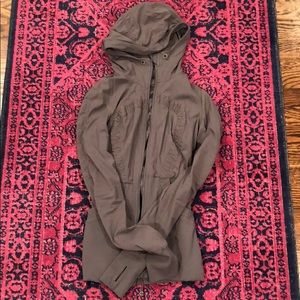 lulu lemon hooded jacket- barely worn!